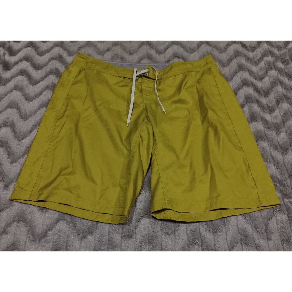 Water Girl Womens Size 16 Olive Green Drawstring Board Swim Shorts